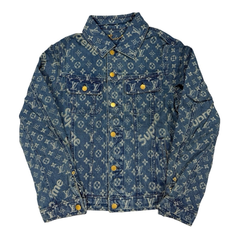Supreme x Lv Denim Jacket Size S Brand New